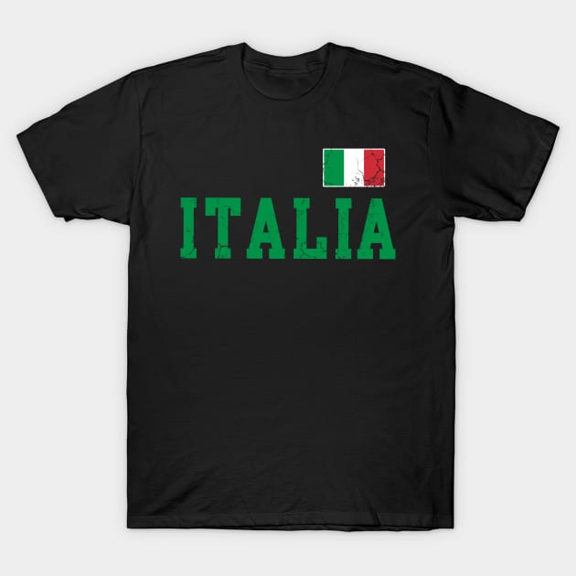 Italia Italian Flag Italy Family Italiano T-Shirt by E